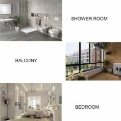 GP Portant à Vêtements,Barre De Suspension Murale (pliable En Acier Inoxydable) Avec Bras Oscillant, Argent, 1 Pièce -Stanleyfaco Magasin 69013446 5