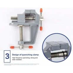 Déstockage Alliage D'aluminium Petite Pince De Table Vice Hobby Jewlery Work 30MM - Table Bricolage étau Miniature étau Petits Bijoutiers Pince De Passe-temps Sur Le Banc Vice Outil De Forage -Stanleyfaco Magasin 69251384 5