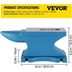 VEVOR Enclume En Fonte Enclume Bleue 55 Lb Pour Les Forgerons/riveter/former Du Métal 8 VEVOR Enclume En Fonte Enclume Bleue 55 Lb Pour Les Forgerons/riveter/former Du Métal -Stanleyfaco Magasin 69343073 2