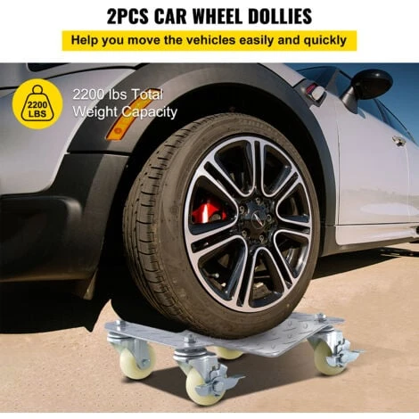 VEVOR Chariots De Manutention De Voiture, 2 Pcs Capacité 500 Kg Chariot De Déplacement, Plate-Forme 48x30 Cm Chariot à Roulettes, Aide à La Manuvre Automobile Aide Au Transport Véhicules 5 VEVOR Chariots De Manutention De Voiture, 2 Pcs Capacité 500 Kg Chariot De Déplacement, Plate-Forme 48x30 Cm Chariot à Roulettes, Aide à La Manuvre Automobile Aide Au Transport Véhicules – Image 3