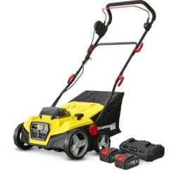 Balayeuse Pour Gazon Synthétique Sur Batterie - 2 X 20V - 4Ah - Gardeo Pro