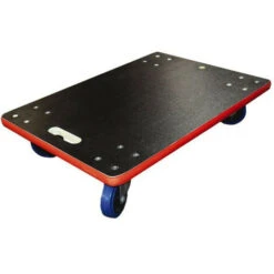 Plateau Roulant Bois Anti-Derapant 450 Kg 700 X500mm