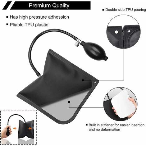 Coussin Gonflable,Oi-FRIS Air Wedge Pump Coussin De Montage Gonflable Alignment Tool, Pour Installation Des Portes Fenêtres Réparation Automobile (4 Pcs) 5 Coussin Gonflable,Oi-FRIS Air Wedge Pump Coussin De Montage Gonflable Alignment Tool, Pour Installation Des Portes Fenêtres Réparation Automobile (4 Pcs) – Image 3