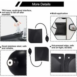 Coussin Gonflable,Oi-FRIS Air Wedge Pump Coussin De Montage Gonflable Alignment Tool, Pour Installation Des Portes Fenêtres Réparation Automobile (4 Pcs) 10 Coussin Gonflable,Oi-FRIS Air Wedge Pump Coussin De Montage Gonflable Alignment Tool, Pour Installation Des Portes Fenêtres Réparation Automobile (4 Pcs) -Stanleyfaco Magasin 70147165 4