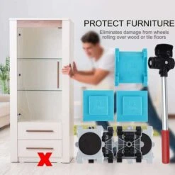 Lève-Meubles Robuste - 8 Pièces Kit De Déplacement De Meubles Lourds Lève-meubles Avec Patin Rotatif à 360 Degrés De Meubles Lourds Pour Canapés Et Réfrigérateurs - Oi-FRIS 9 Lève-Meubles Robuste - 8 Pièces Kit De Déplacement De Meubles Lourds Lève-meubles Avec Patin Rotatif à 360 Degrés De Meubles Lourds Pour Canapés Et Réfrigérateurs - Oi-FRIS -Stanleyfaco Magasin 70967306 3