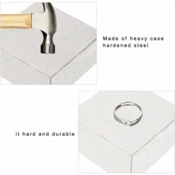 Bloc De Banc En Acier De Métal De 6.3 X 6.3 X 3cm, Outil Carré D'enclume En Métal, Bloc Solide De Banc Pour La Fabrication De Bijoux Lefou 11 Bloc De Banc En Acier De Métal De 6.3 X 6.3 X 3cm, Outil Carré D'enclume En Métal, Bloc Solide De Banc Pour La Fabrication De Bijoux Lefou -Stanleyfaco Magasin 71043000 5