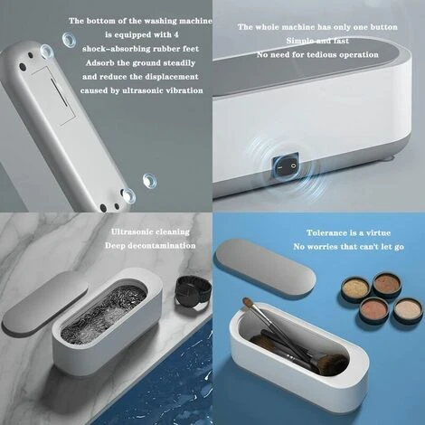 Nettoyeur à Ultrasons Professionnel Pour Bijoux Lunettes Appareil De Nettoyage Montres Dentiers Avec Support Montre Et Panier 7 Nettoyeur à Ultrasons Professionnel Pour Bijoux Lunettes Appareil De Nettoyage Montres Dentiers Avec Support Montre Et Panier – Image 5