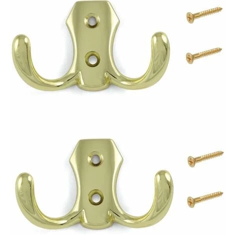 2x Crochet Métal Acier Métal Or Doré Meuble Cuisine Salle De Bain Porte Serviette Manteau Chemise Torchon Décoration à Visser 3 2x Crochet Métal Acier Métal Or Doré Meuble Cuisine Salle De Bain Porte Serviette Manteau Chemise Torchon Décoration à Visser