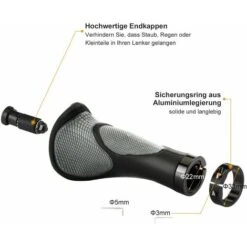 YIDOMDE Poignées De Vélo Poignées De Guidon De Vélo Poignées De Vtt Poignées Ergonomiques Poignées De Guidon De Vélo De Vélo Poignées De Guidon Antidérapantes 22mm Pour Vélos-B -Stanleyfaco Magasin 71910443 3