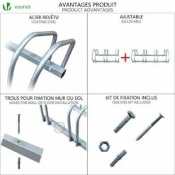 Ratelier Velo 3 Velos Systeme Rangement Pour Velo 11 Ratelier Velo 3 Velos Systeme Rangement Pour Velo -Stanleyfaco Magasin 72635076 5