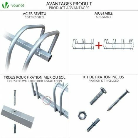 Ratelier Velo 3 Velos Systeme Rangement Pour Velo 7 Ratelier Velo 3 Velos Systeme Rangement Pour Velo – Image 5