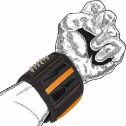 Bracelet Magnétique Avec 15 Aimants Puissants Pour Tenir Des Vis, Des Clous, Des Forets -Stanleyfaco Magasin 72881385 5