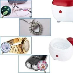 Ultrasonic Cleaner,Mini Jewelry Cleaner,Small Ultrasonic Jewelry Cleaning Machine,For Glasses,Jewellery,Watches,Dentures -Stanleyfaco Magasin 74088227 5