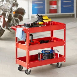 Servante D'atelier 3 étages - Chariot A Outils, Caisse A Outils, Chariot Servante D´atelier -Stanleyfaco Magasin 7513861 2