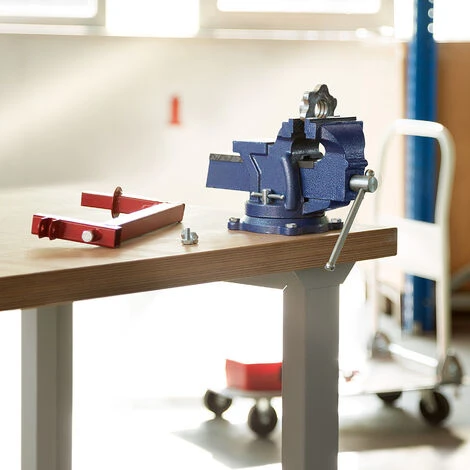 Étau De Serrage, établi, Enclume, Plateau Base Tournante - Pince De Serrage, Etau Etabli, Etau Fonte - 125 Mm 4 Étau De Serrage, établi, Enclume, Plateau Base Tournante - Pince De Serrage, Etau Etabli, Etau Fonte - 125 Mm – Image 2