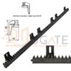 Rack En Nylon 6 Accessoires Pour Automatisation De Portail Coulissant Max 700 Kg -Stanleyfaco Magasin 75233540 1