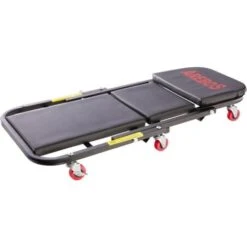 AREBOS 2 En 1 Chariot De Visite Mécanicien Chariot D’Atelier 150 Kg Noir Avec Fonction Assise Et Inclinée 6 Roues -Stanleyfaco Magasin 7557536 3