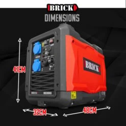 Groupe électrogène Inverter Silencieux Max 2900W - 2 Prises - Brick -Stanleyfaco Magasin 76397816 4