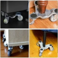 Kit De Deplace Meuble Lourd Sans Effort Lève-Meubles Robuste Avec 3 Rouleau Outil Déménagement Meubles Pour Déplacement Meubles Appareils Électriques -Stanleyfaco Magasin 76572976 4