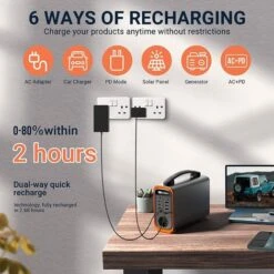 CTECHi G¨n¨rateur ¨lectrique Portable 240Wh, G¨n¨rateur D'¨nergie Batterie LiFePO4, Alimentation Avec Technologie AC/DC/USB/PD 60W Pour Camping Ext¨rieur Voyage ¨¤ Domicile 9 CTECHi G¨n¨rateur ¨lectrique Portable 240Wh, G¨n¨rateur D'¨nergie Batterie LiFePO4, Alimentation Avec Technologie AC/DC/USB/PD 60W Pour Camping Ext¨rieur Voyage ¨¤ Domicile -Stanleyfaco Magasin 77335643 3