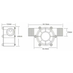 Groupe électrogène Pompe à Débit D'eau Hydroélectrique Micro Hydro Robinet Débit D'eau Hydraulique Haute Puissance DIY Générateur -Stanleyfaco Magasin 77337211 5