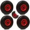 LOT De 4x Roue Increvable Diable 260 X 85 (3.00-4) Alésage 20 Mm Roulement à Rouleaux -Stanleyfaco Magasin 7804088 1