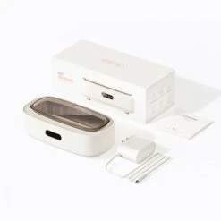 Blue Dream Nettoyeur à Ultrasons [300ml], Appareil De Nettoyage Ultrasons 45000 Hz, Avec 4 Réglages Du Temps Pour Nettoyer Les Bijoux, Montres, Lunettes, Ustensiles Et Dentiers, Etc.（Blanc） -Stanleyfaco Magasin 78685136 3