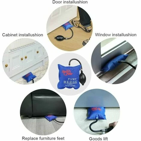 Coussin De Levage Gonflable Voiture, Bricolage Pump Wedge Chaque Pièce Peut Supporter 300 Kg Leve Meuble Charge Lourde Coussin De Levage (4 Pcs) 4 Coussin De Levage Gonflable Voiture, Bricolage Pump Wedge Chaque Pièce Peut Supporter 300 Kg Leve Meuble Charge Lourde Coussin De Levage (4 Pcs) – Image 2