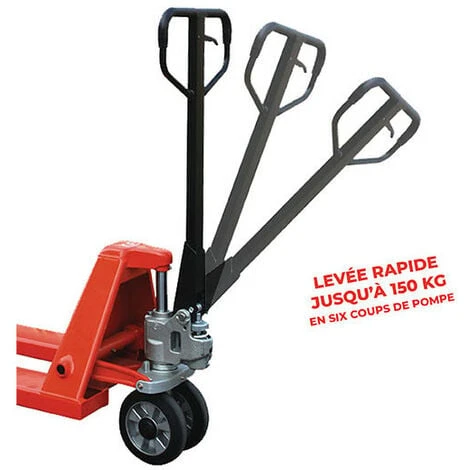 Transpalette Manuel AC25QL/CBV Levée Rapide Premium 2.5T Roues Caoutchouc Et Boggies Polyuréthane Stockman 5 Transpalette Manuel AC25QL/CBV Levée Rapide Premium 2.5T Roues Caoutchouc Et Boggies Polyuréthane Stockman – Image 3