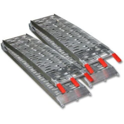 Paire Rampe De Chargement Pliable Jusqu'Ă 680kg 220x28cm