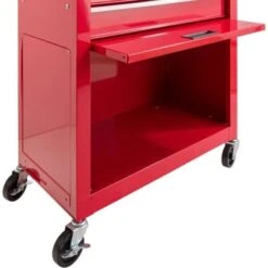 AREBOS Servante D'atelier à 9 Tiroirs Tapis AntidérapantsChariot Avec Caisse à Outils AmovibleVerrouillable Freins D'arrêtRouge -Stanleyfaco Magasin 8193552 4