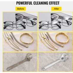 VEVOR Nettoyeur A Ultrasons Double Frequence 10 L, Professionnel Nettoyeur A Ultrasons 220 V Avec Chauffage, Nettoyeur Ultrasons En Acier Inoxydable Pour Pieces Bijoux Carte De Circuit 28/40 KHz -Stanleyfaco Magasin 82895150 5