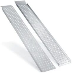 Lot De 2 Rampes De Chargement, Antidérapantes, Pour Remorque, Moto, ATV Et Quad, Jusqu’à 400 Kg