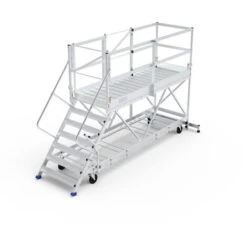 Grand Rack à Pneus 4 Niveaux 2500x2250x400mm - Élément Suivant - RAYOPN/4N/2240/S