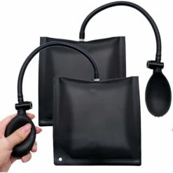 Coussin Pour Soulever,2 Pack Gonflable Pompe à Air Coussin TPU Outillage Auto Accessoire Coussins D'air De Soutiens Pour Portes Fenêtres Meubles Réfrigérateur Vert Noir 15 16CM