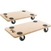 AREBOS 2x Chariots Roulant Chariot Pour Meubles Plate-forme Mobile Chariot De Transport Chariot De 200kg -Stanleyfaco Magasin 8414490 1