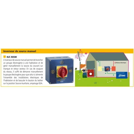 SDMO – Inverseur De Source Manuel – R05M 4 SDMO – Inverseur De Source Manuel – R05M – Image 2