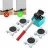 Outil De Déplacement,Kit De Deplace Meuble Lourd Sans Effort,Outil De Déplacement,Charge Maximale 250 Kg,Patins Rotatifs à 360 Degrés ,Livré Avec 3 Pieds Bleus， -Stanleyfaco Magasin 85351371 1