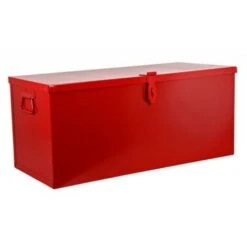 Coffre De Chantier Avec Plateau Amovible PIERRE HENRY Métal Rouge - 300800