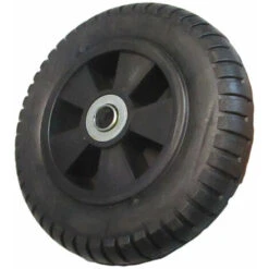 1pc Roue Moteur Chariot Roue En Caoutchouc Solide Chariot Roue Amortisseur (noir) 9 1pc Roue Moteur Chariot Roue En Caoutchouc Solide Chariot Roue Amortisseur (noir) -Stanleyfaco Magasin 85718796 3