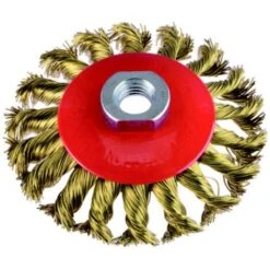 Brosse Circulaire Poggi 468.35 Raccordement M14 Fils Acier 120 Mm