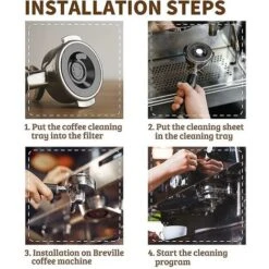 Lot De 2 Disques De Nettoyage Pour Expresso, Compatibles Avec La Machine à Expresso Breville 9,58 Mm. -Stanleyfaco Magasin 87530138 3