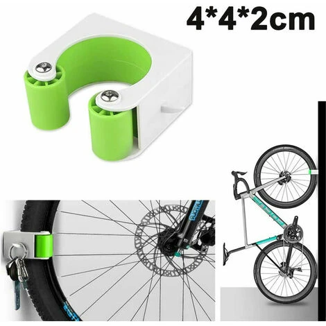 DHKLFA Boucle De Stationnement De Vélo Support Mural VTT Vélo De Route Support De Rangement Vertical Clip Support De Vélo Présentoir Boucles VTT Vélo, Vert-442cm 3 DHKLFA Boucle De Stationnement De Vélo Support Mural VTT Vélo De Route Support De Rangement Vertical Clip Support De Vélo Présentoir Boucles VTT Vélo, Vert-442cm