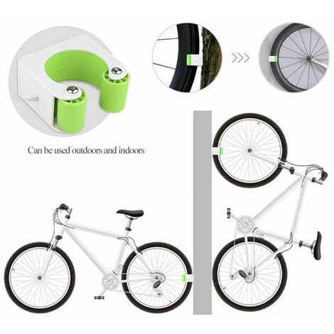 DHKLFA Boucle De Stationnement De Vélo Support Mural VTT Vélo De Route Support De Rangement Vertical Clip Support De Vélo Présentoir Boucles VTT Vélo, Vert-442cm 6 DHKLFA Boucle De Stationnement De Vélo Support Mural VTT Vélo De Route Support De Rangement Vertical Clip Support De Vélo Présentoir Boucles VTT Vélo, Vert-442cm – Image 4