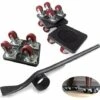 Ensemble D'outils De Levage De Meubles 5 Pièces Poussoir Heavy Duty Furniture Moving Roller Dray Heavy Duty Mover Appliance Lifter Floor Protector 360 Degres Rotating Pads 250kg Load