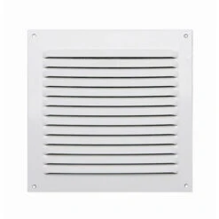 Grille Sans Bord Aluminium 0.6 Couleur Blanc Laqué 150x150mm