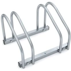 Bc-elec - BS00002 Rack à Vélos, Support De Rangement Bicyclette, Râtelier Vélo, Support Pour 2 Vélos, Au Sol Ou Mural