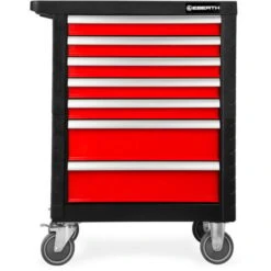 Servante Datelier Avec Outils (7 Tiroirs à Roulements à Billes, 5 Tiroirs équipés Doutils, Verrouillables, 4 Roues, Frein De Stationnement, Revêtement Par Poudre) Chariot -Stanleyfaco Magasin 8971518 3