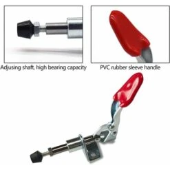 2 Pièces Maintien Push Pull Action Outil À Main Bascule Outil Main Dégagement Rapide Pince Manuelle Loquet Levier Horizontal Serrage Barre De Dégagement Rapide ,GH-301-AM(45kgf) -Stanleyfaco Magasin 89771602 4