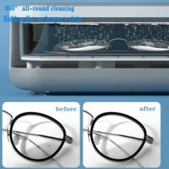 Nettoyeur à Ultrasons Professionnel Nettoyeur à Ultrasons Pour Bijoux Nettoyeur Ultrasons Lunettes Appareil De Nettoyage Pour Lunettes Montres Dentiers Avec Support Montre Et Panier De Nettoyage -Stanleyfaco Magasin 90519525 4